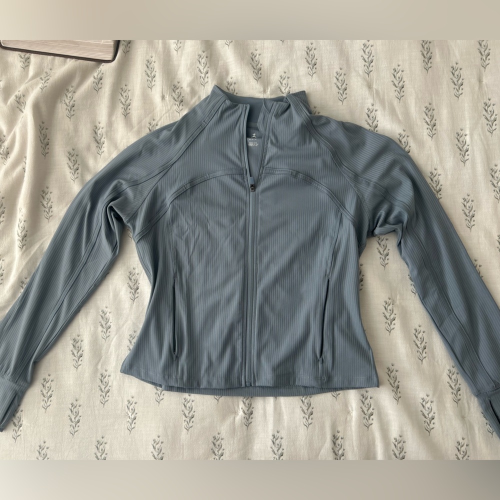 Women’s Blue Zip-Up Athletic Jacket